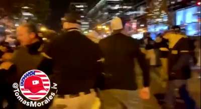 Twenty people gang up on one in DC.