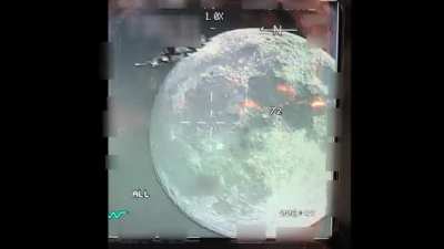 Beautiful Moon viewed on the TUAF F-16's Sniper Pod.