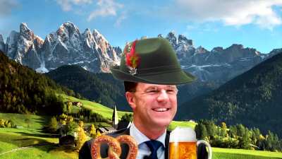 Aangezien er veel mensen zijn die nog meer Rutte memerijen, hebben we er gewoon nog een