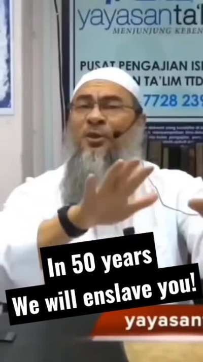 Islamophobic users use this edited video of Assim Al-Hakeem. How do I refute this with examples?