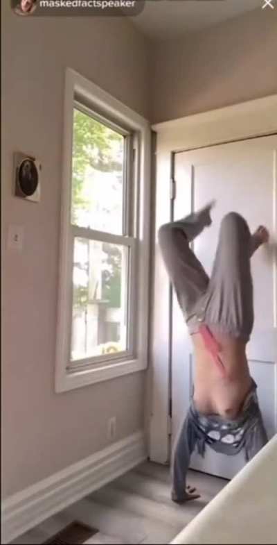 Waptap! Cartwheel nipslip