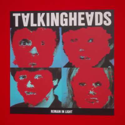 Made an animated version of the Remain in Light cover :)
