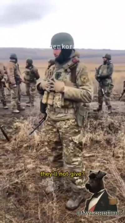 RU POV.Ukrainian soldiers roman saluting while in a field