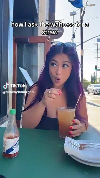 i didnt get the straw