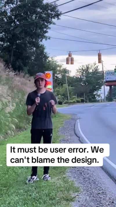 Pedestrian deaths are NEVER "unfortunate accidents".