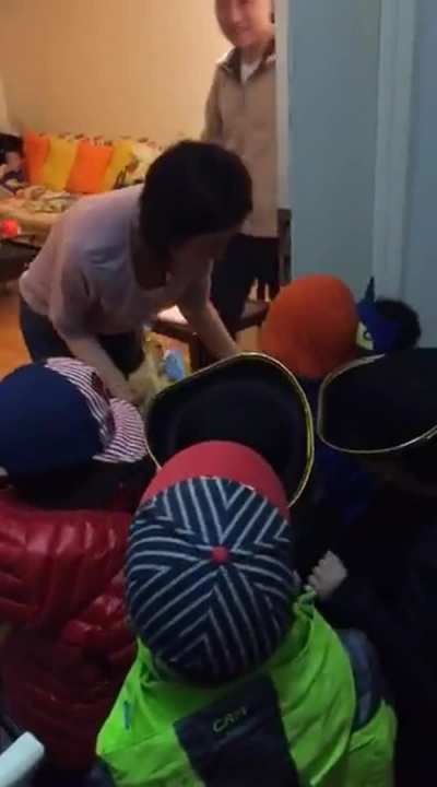 Accident downblouse