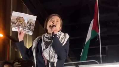At a protest for Palestine in Tokyo Japanese House Representative Mari Kushibuchi spoke out: &ldquo;We feel suffocated at a time when we cannot stop genocide, but we must not give up. Let&rsquo;s act!&rdquo;