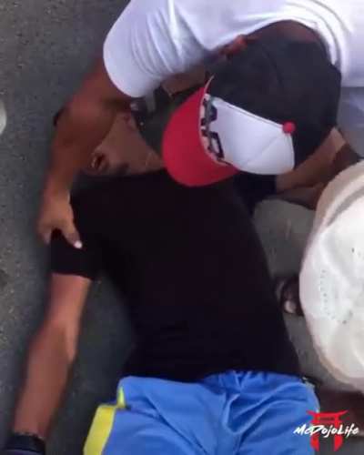 Sparring on concrete,what could go wrong