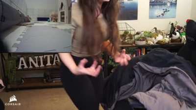Anita showing off that body