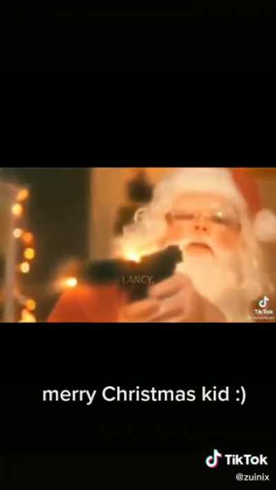 When you saw santa in 3:00am