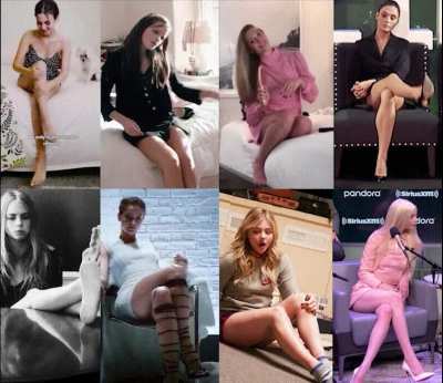 Who will subdue you by making you worshipping her legs &amp; feet all night? - Victoria Justice, Emma Watson, Elizabeth Olsen, Gal Gadot, Cara Delevingne, Barbara Palvin, Chlo&euml; Grace Moretz, Anya Taylor-Joy