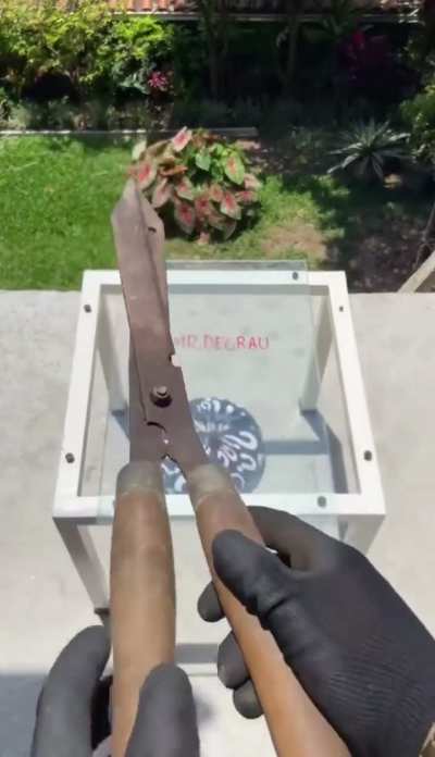 What do you think will break the glass? 
