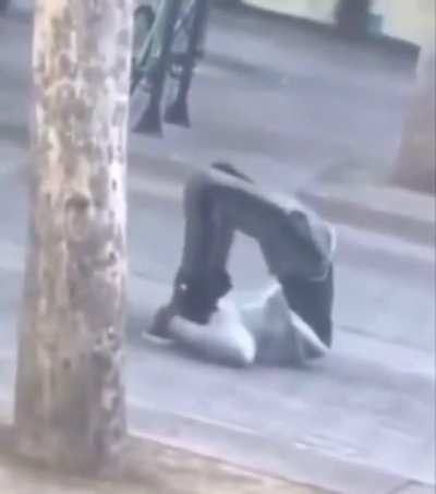Rare footage showing the effects of being bitten by the enemy. He&rsquo;s one of them now rip