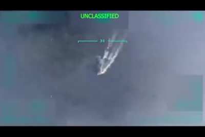 Narco Transport boat Struck today by SOUTHCOM 02/09/25