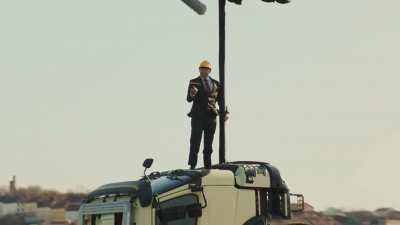 President of Volvo trucks and his "hook"