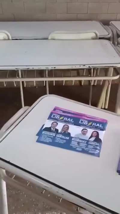 Escuela N 34 en José C. Paz, se robaron las boletas de LLA.