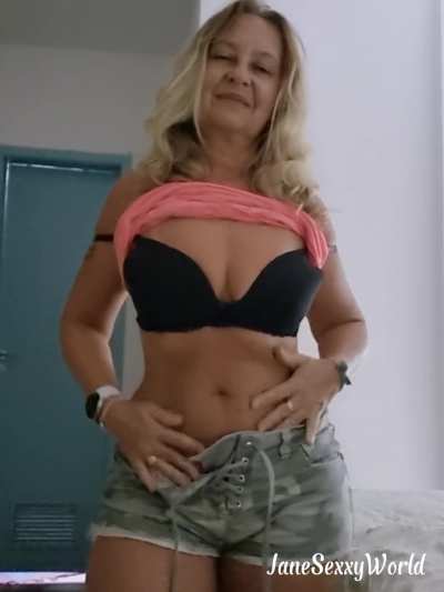 54yo Horny Milf Stripping...Hope You Like