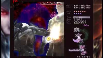 Standing here, i realize he is a Touhou player