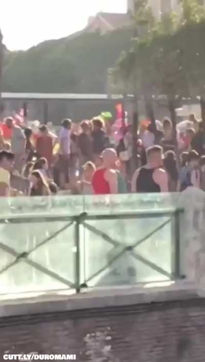 **Title:** "Exhibitionist Festival Goes Wild: Public Standing Doggy Style Leaves Crowd With Boners!" **Story:** Oh my! The annual Amateur Exhibitionist Festival took a steamy turn when a daring couple took public sex to