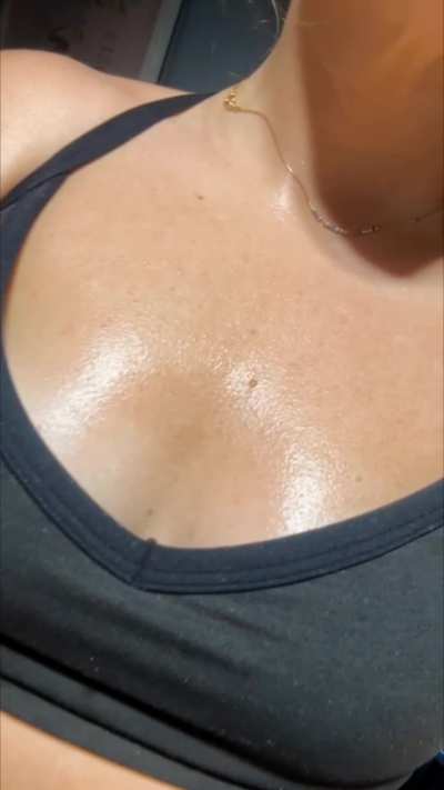 Sweaty workout