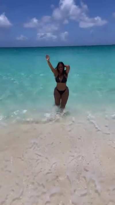 "I'm out to the Caribbean Swimmin' in Dominican women the color of cinnamon.."
