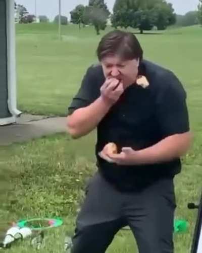 He is a man of focus, commitment and sheer fucking will...