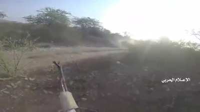Houthi/Ansarallah assault in Jabal Doud in Jizan Province against Saudi Coalition troops.
