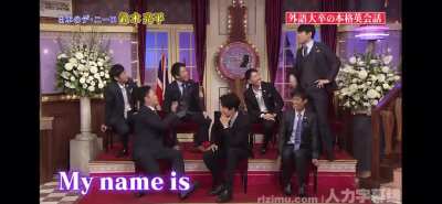 Japanese contestants must have the most American conversation