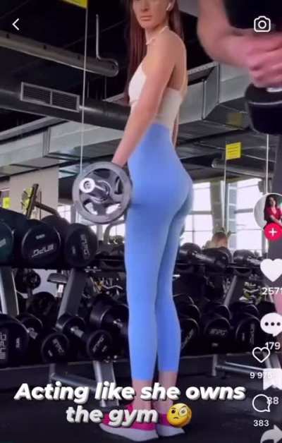 She&rsquo;s the queen of the gym.