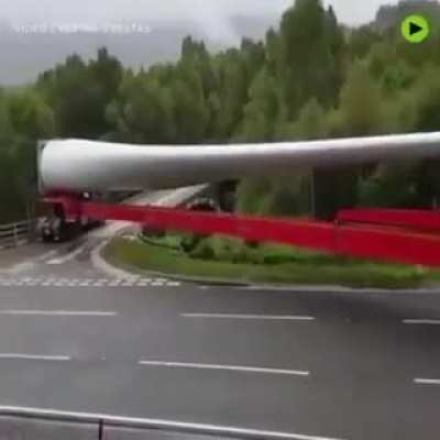 Transportation Engineering - You don't realize how big those blades are till you see something like this