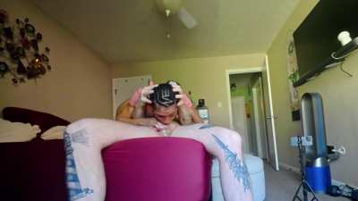 19yo takes it all the way in first porno