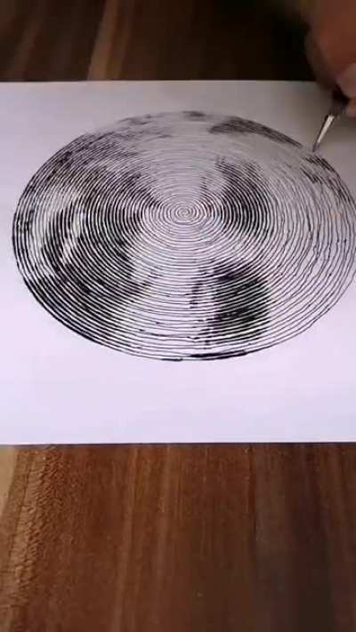 Drawing Leo Messi with one line