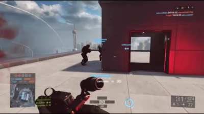 Helicopter saves teammate from getting knifed. This looks like it&rsquo;s out of a movie.