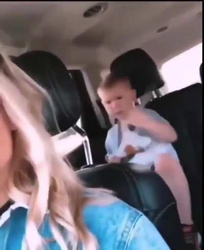 Kid&rsquo;s going to learn to buckle up one way or another