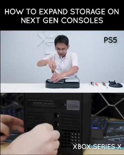 Here's how to expand the storage on next-gen consoles.