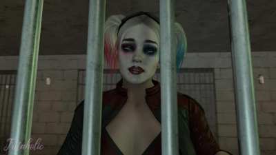Poison Ivy gets creampied by Futa Harley Quinn (Futaholic) [DC]