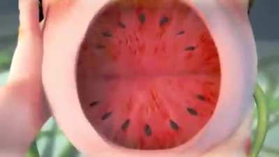 5 year old me after accidentally swallowing a watermelon seed