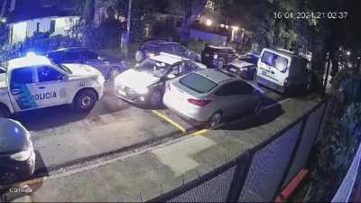 Delincuentes se le escaparon a la policía con una maniobra evasiva