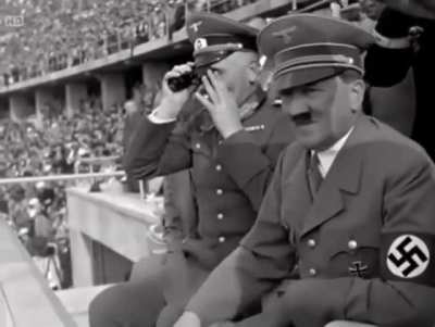 Adolf Hitler showing symptoms of amphetamine use.