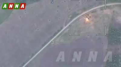 A Ukrainian mortar team is spotted and targeted by artillery fire in Kupiansk