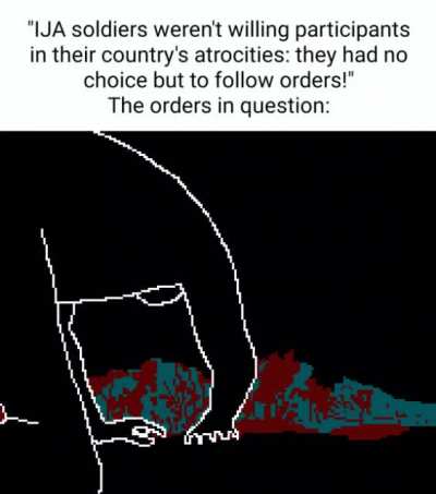 "Following Orders," Amirite Fellow War Criminals?