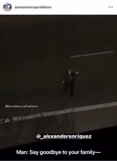HMFT after I scream at a building while standing in the middle of the road