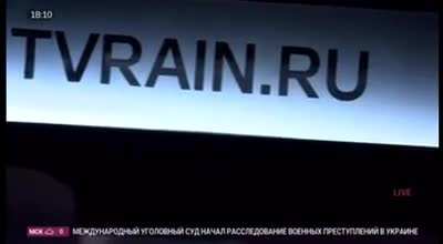 The Entire staff of the Russian TV channel &ldquo;the rain&rdquo; resigned during a live stream with last words: &ldquo;no war&rdquo; and then played &ldquo;swan lake&rdquo; ballet video (just like they did on all USSR tv channels when it suddenly collapsed