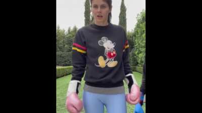Sexy "tough girl" strut on YouTube - GIF