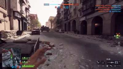 You can just barely steal enemies' tank on Siege of Cairo