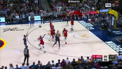 [Highlight] Nikola Jokic splashes his patented Sombor Shuffle off the catch