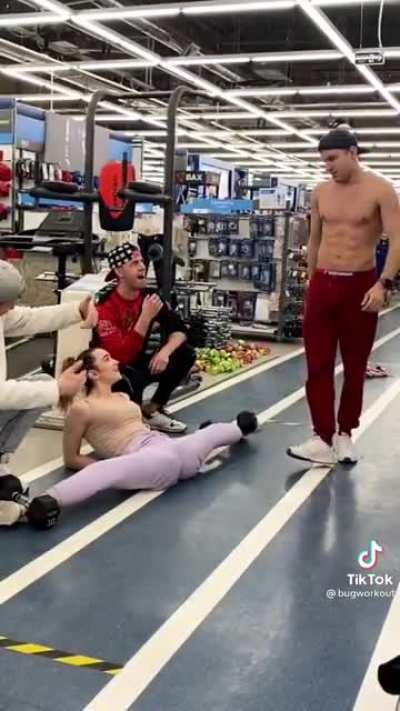Don't be rapey at the gym? Is that the message?