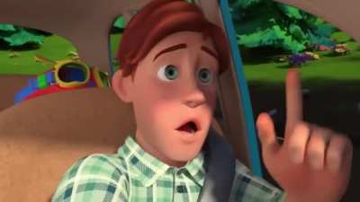 Blursed car ride