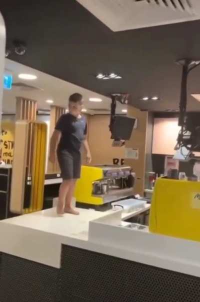 Kid Gets Pulled Out Of McDonald's