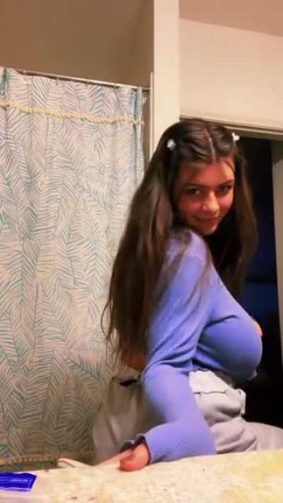 Busty Purple Top